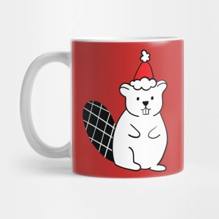 Christmas Beaver Mug